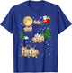 Corgi Dogs Tree Christmas Sweater Xmas Gifts For Pet Dog Women Kids T-Shirt - T-Shirt | Royal