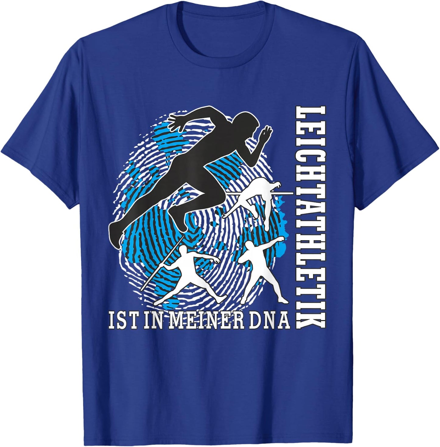 Leichtathletik ist in meiner DNA Leichtathlet Männer Jungen T-Shirt - T-Shirt | Royal