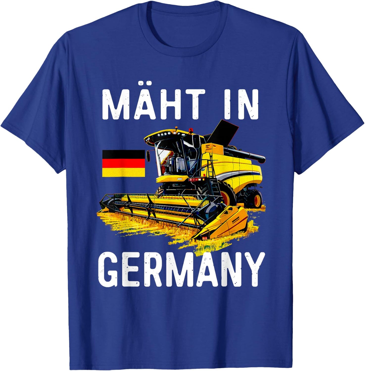 with Combine Harvesting in Germany Agriculture, gray T-Shirt - T-Shirt | Royal