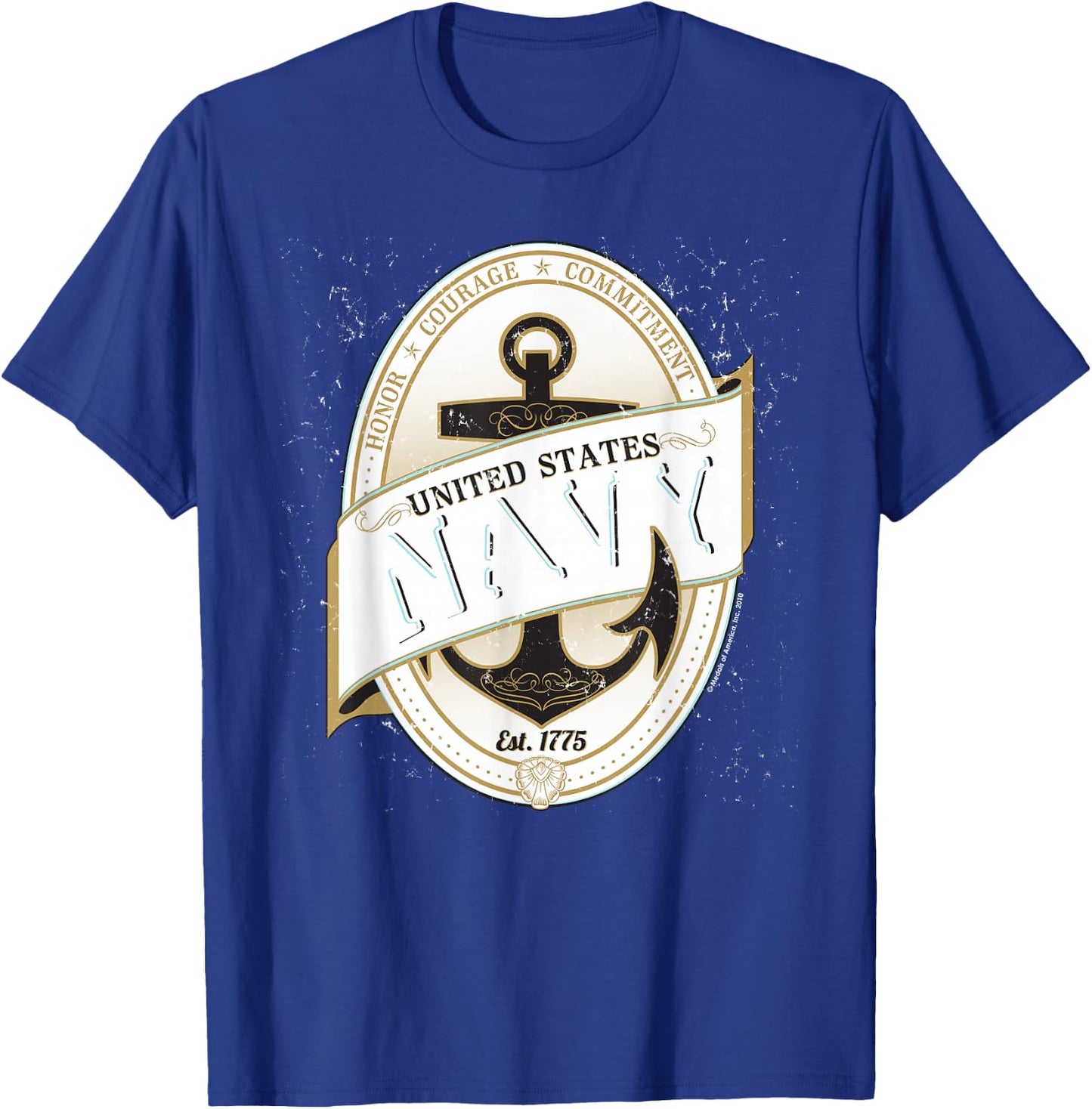 United States Navy Usn T-Shirt - T-Shirt | Royal