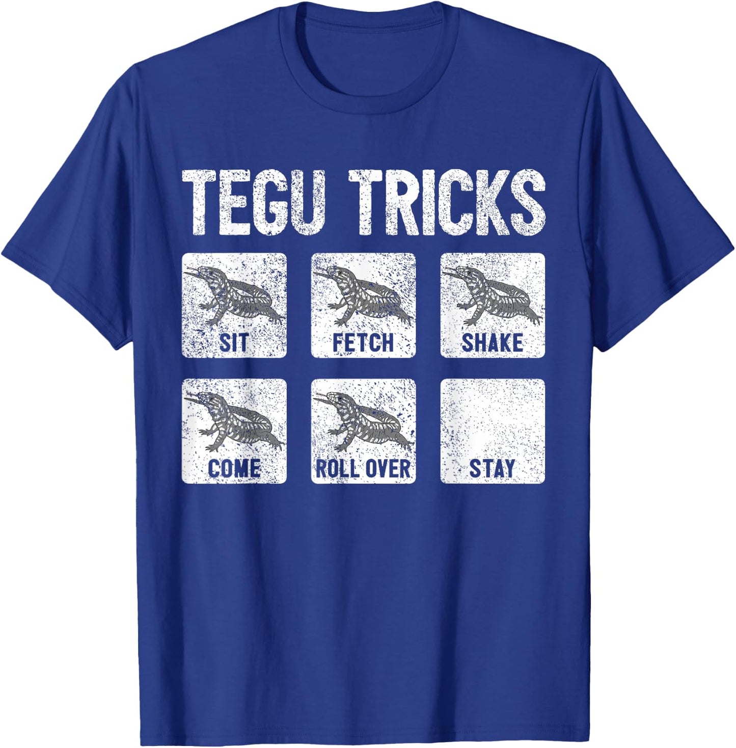 Tegu Owner Funny Giant Tegu Tricks Lizard Tegu T-Shirt - T-Shirt | Royal