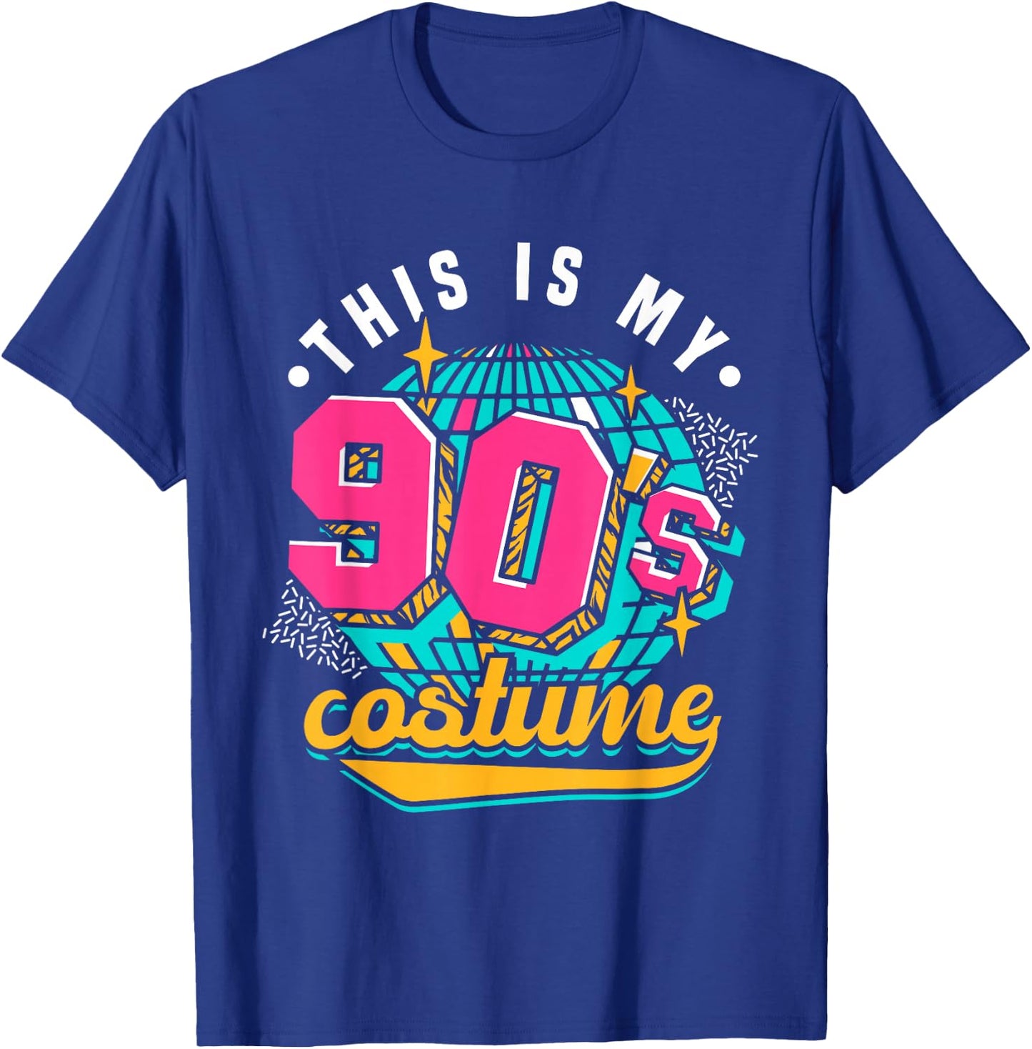 90s Fashion This Is My 90s Costume Retro Aesthetic T-Shirt - T-Shirt | Royal