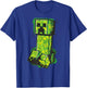 Minecraft Creeper Street Graffiti Fill , black T-Shirt - T-Shirt | Royal