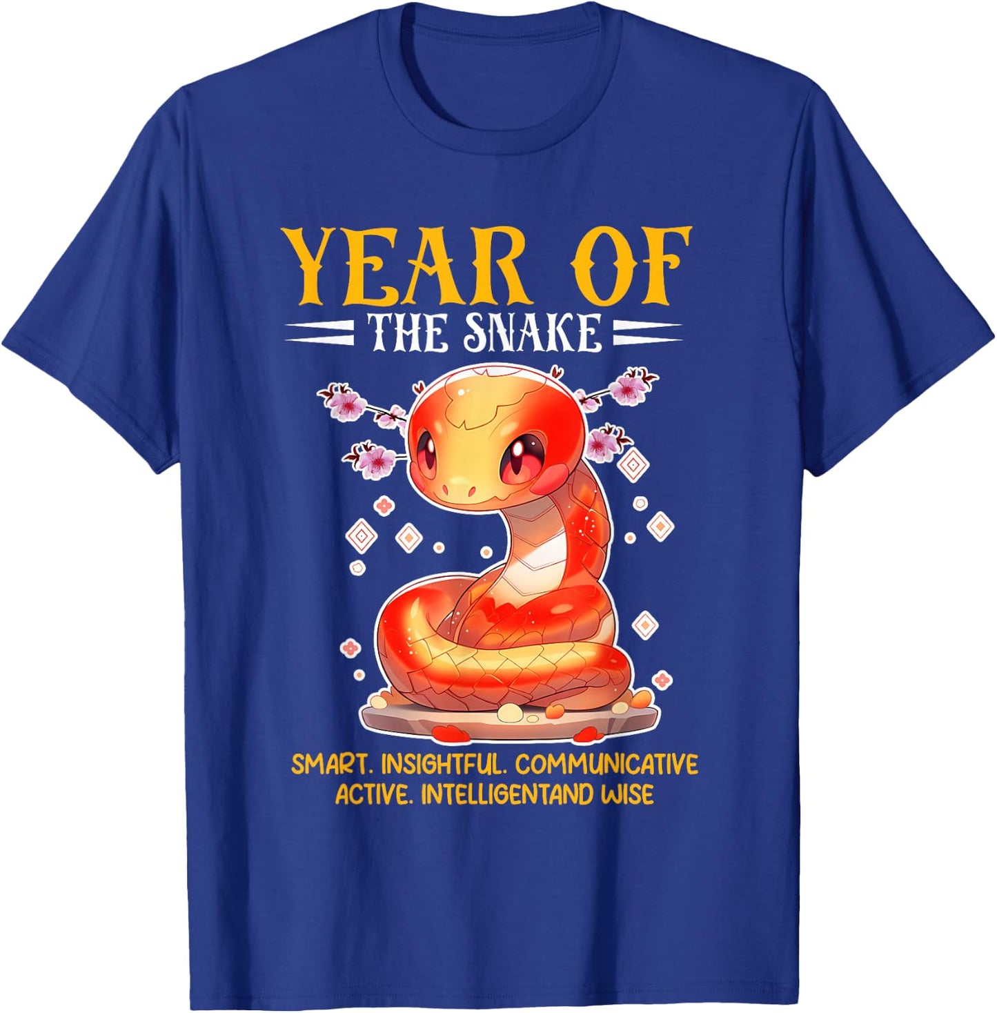 Lunar New Year Happy Chinese New Year Of The Snake 2025 T-Shirt - T-Shirt | Royal