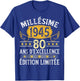 Vintage 1945 80 Years Birthday Man Woman Vintage 1945 , Black, S T-Shirt - T-Shirt | Royal