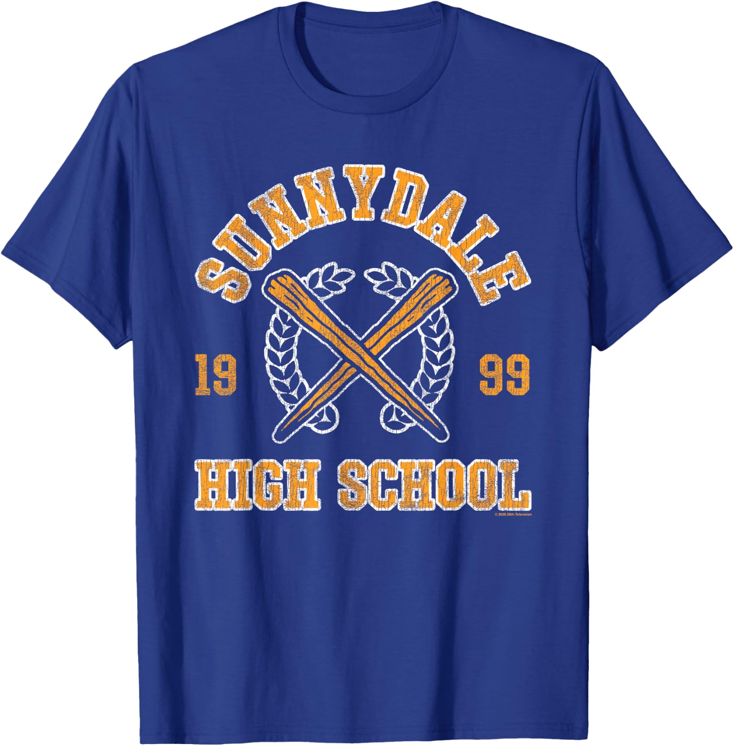 Sunnydale High School Class of '99 Retro Logo TV Show T-Shirt - T-Shirt | Royal