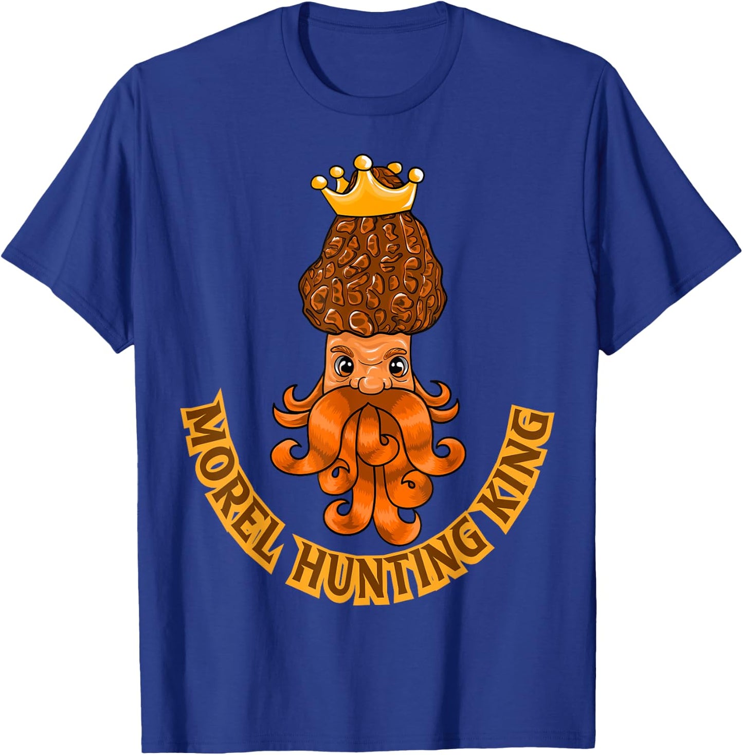 Morel Hunting Funny Mushroom Fungi Morel Hunting T-Shirt - T-Shirt | Royal