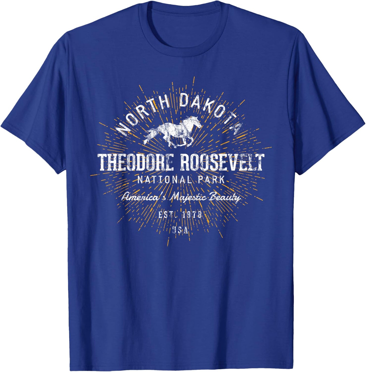 Vintage Theodore Roosevelt National Park T-Shirt - T-Shirt | Royal