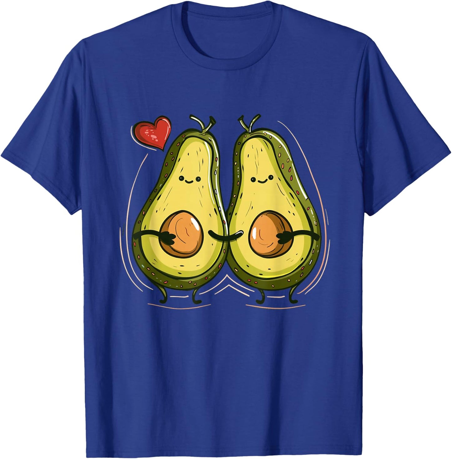 Funny Avocado Couple Costume for Boys and Girls , black T-Shirt - T-Shirt | Royal