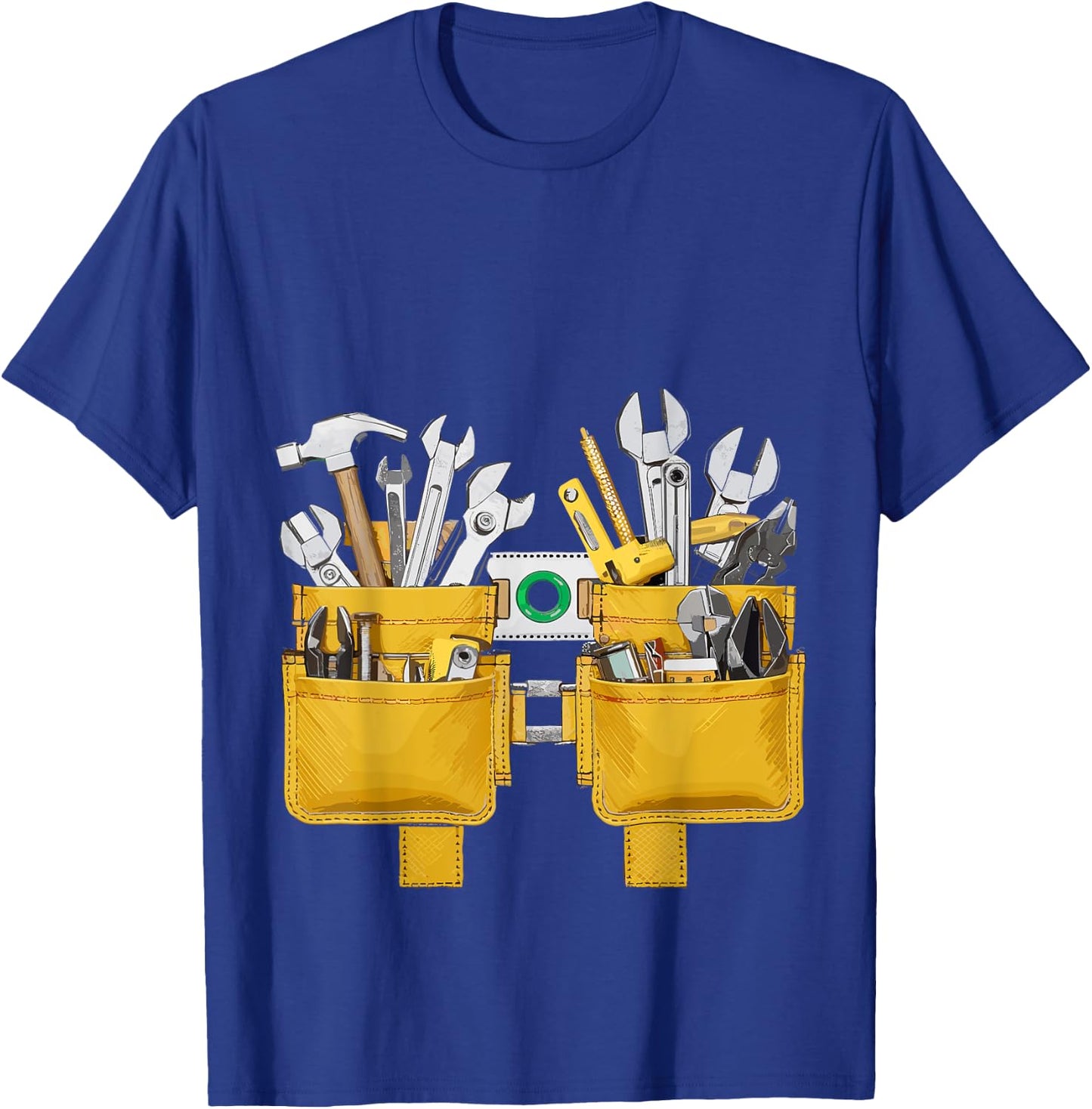 Oys Tool Belt Easy Builder Costume Construction T-Shirt - T-Shirt | Royal