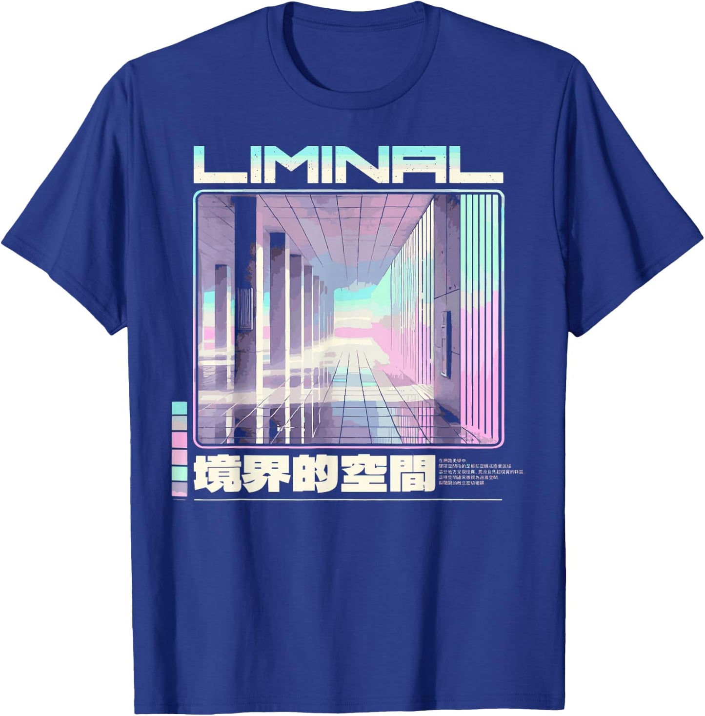Liminal Aesthetic Vaporwave Japanese Kawaii Pastel Goth T-Shirt - T-Shirt | Royal
