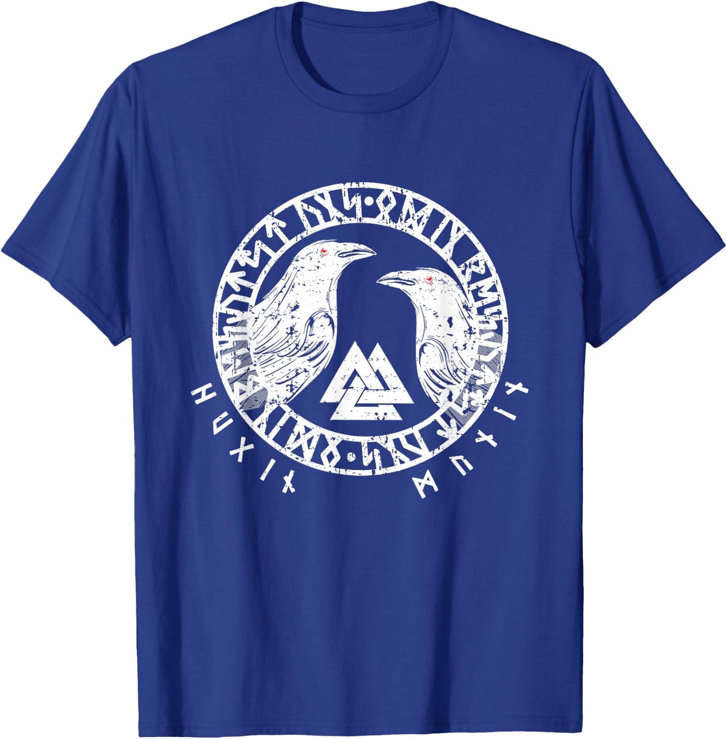 Vegvisir Ravens Odins Hugin and Munin T-Shirt - T-Shirt | Royal