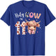 Holy Cow I'm 11 Highland Cow Print Shirt 11th Birthday Girl T-Shirt - T-Shirt | Royal