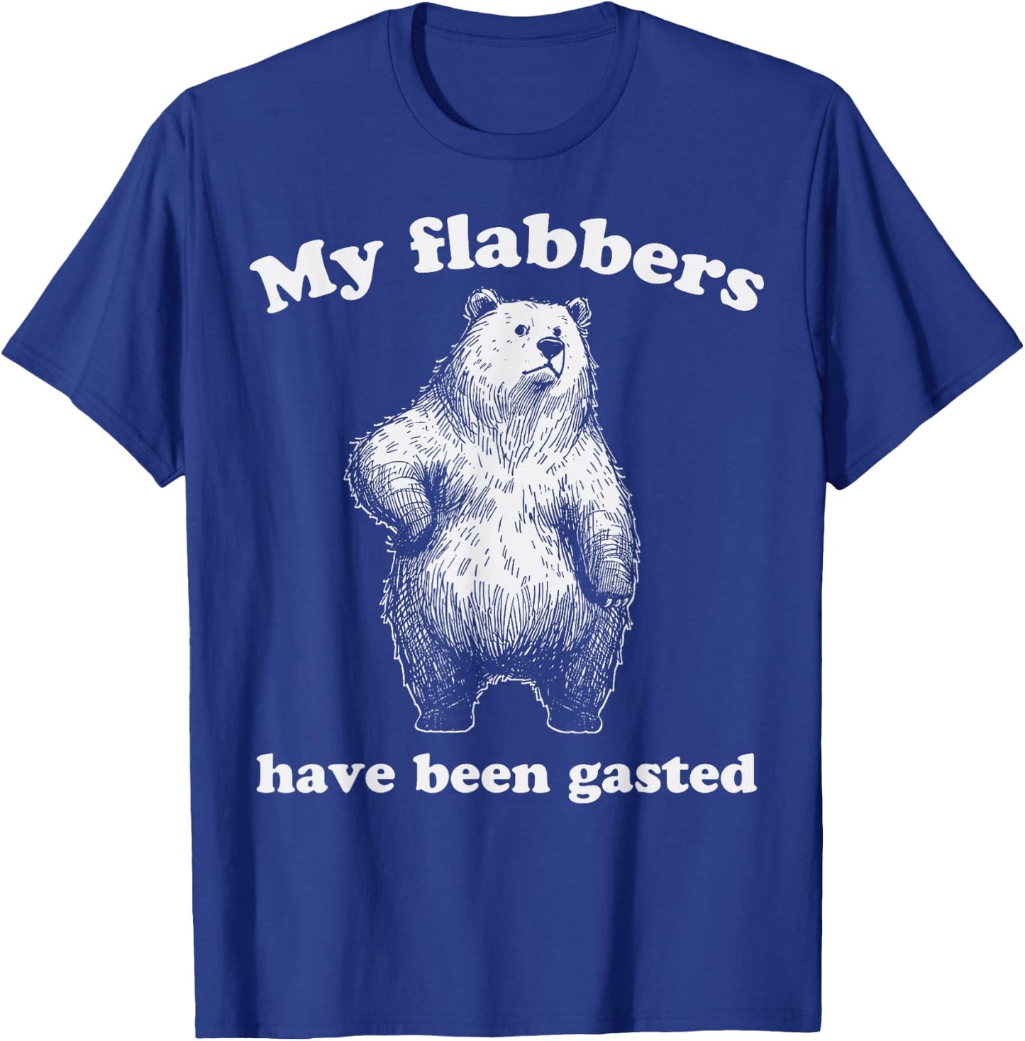 My Flabbers Have Been Gasted Bear Funny Meme T-Shirt - T-Shirt | Royal