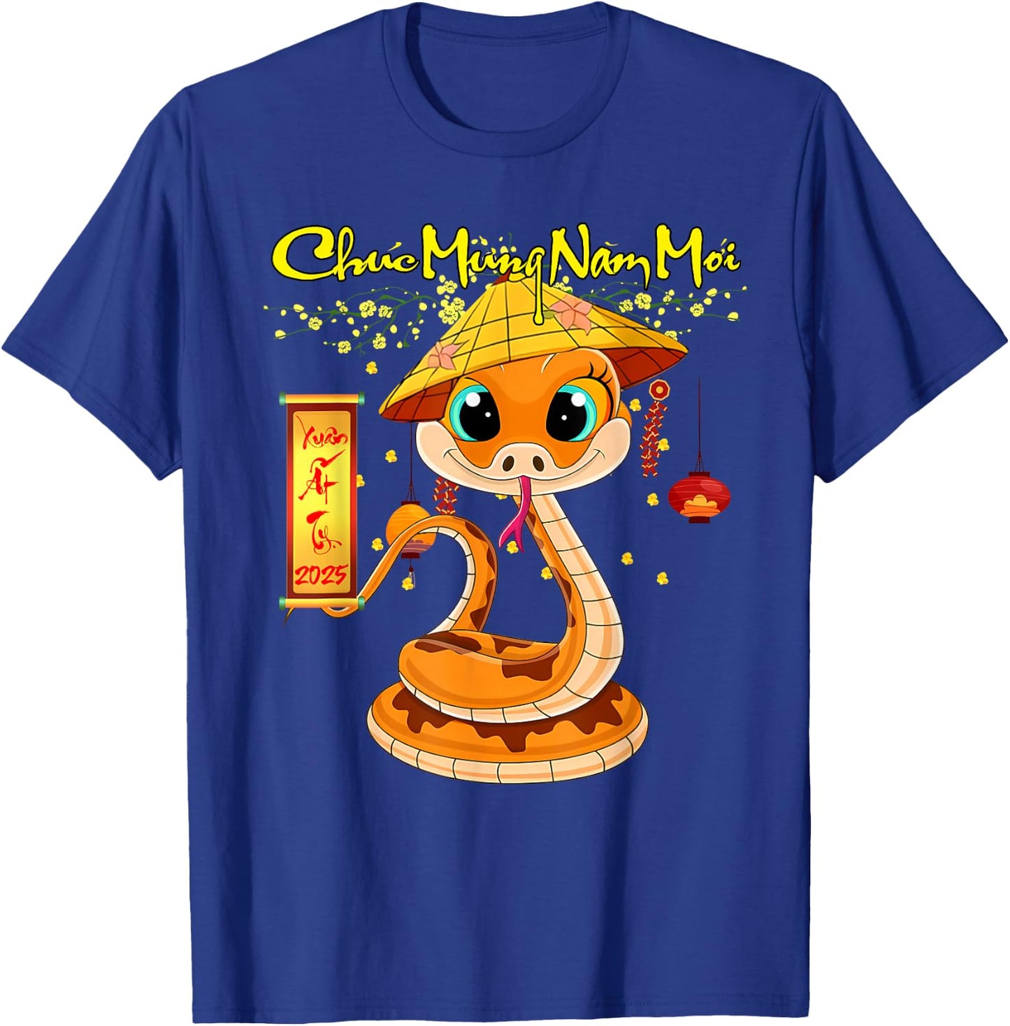 Tet 2025 Chuc Mung Nam Moi Happy Lunar New Year Vietnamese T-Shirt - T-Shirt | Royal