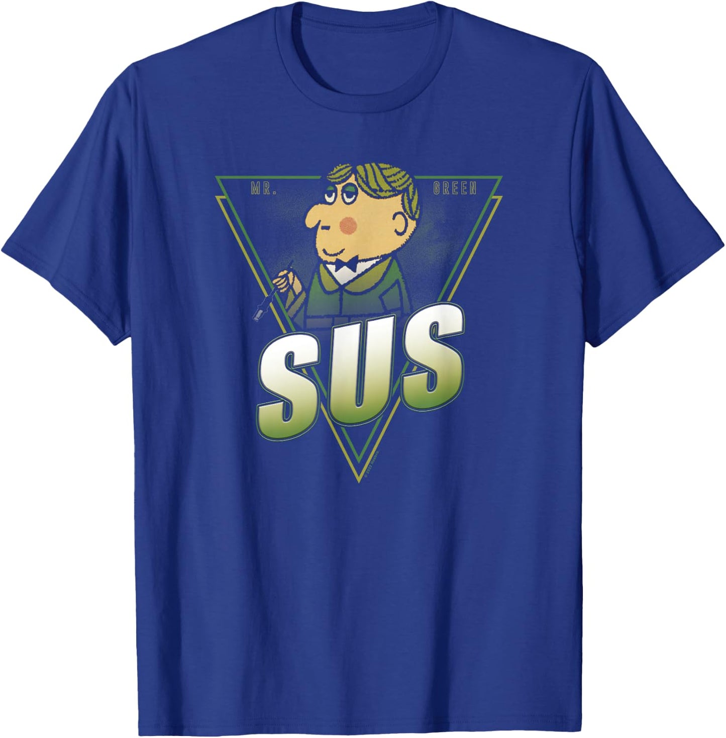 Clue Mr. Green SUS Poster T-Shirt - T-Shirt | Royal