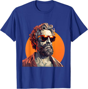 Marcus Aurelius mit Sonnenbrille T-Shirt - T-Shirt | Royal