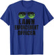 Lawn Enforcement Officer Funny Dad Joke Yard Grass Mowing T-Shirt - T-Shirt | Royal
