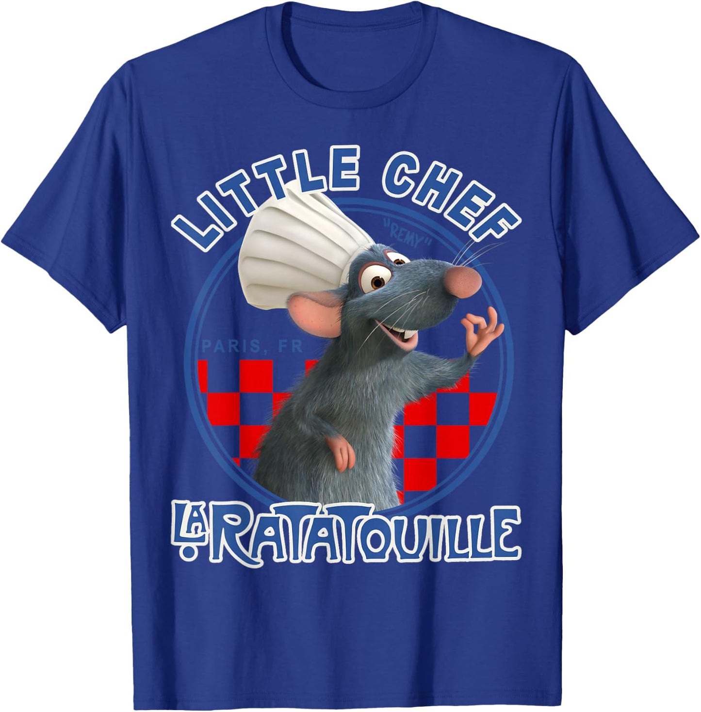 Disney Pixar Ratatouille Remy Little Chef Vintage Badge T-Shirt - T-Shirt | Royal