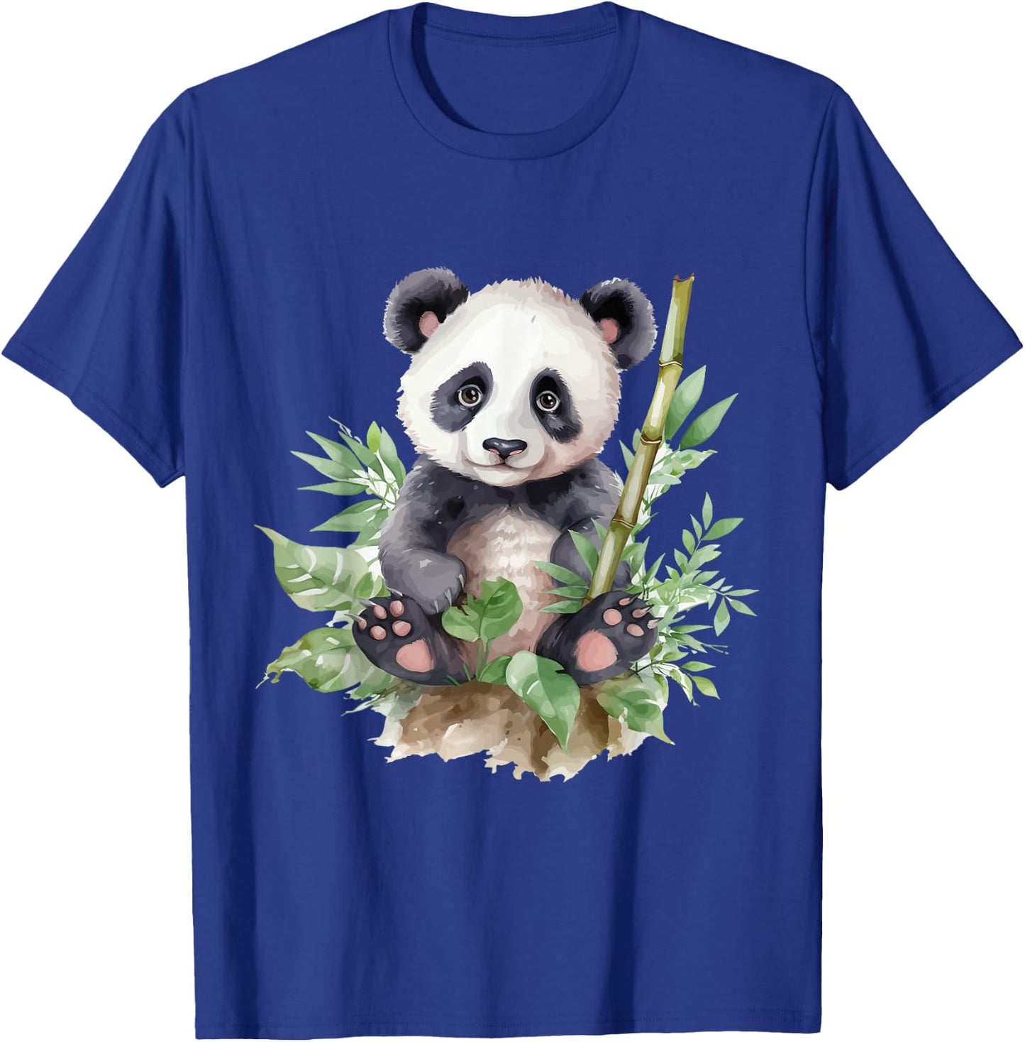 Watercolor Panda T-Shirt - T-Shirt | Royal