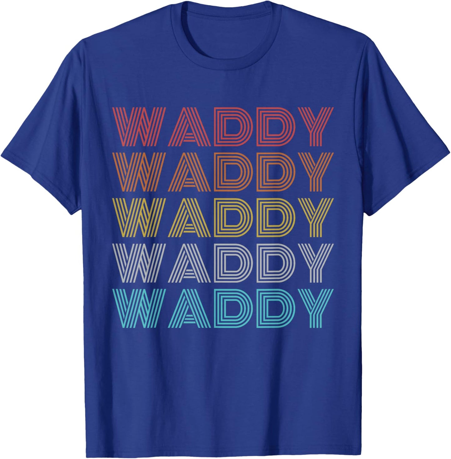 Retro Vintage Waddy T-Shirt - T-Shirt | Royal