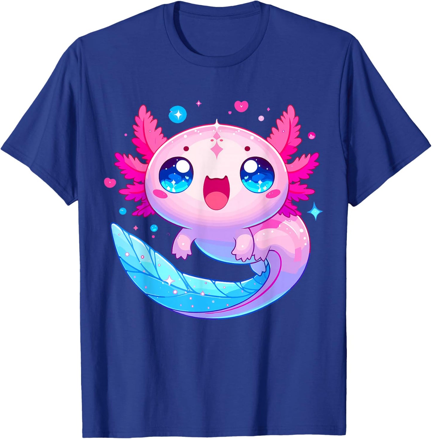 Cute Axolotl T-Shirt - T-Shirt | Royal