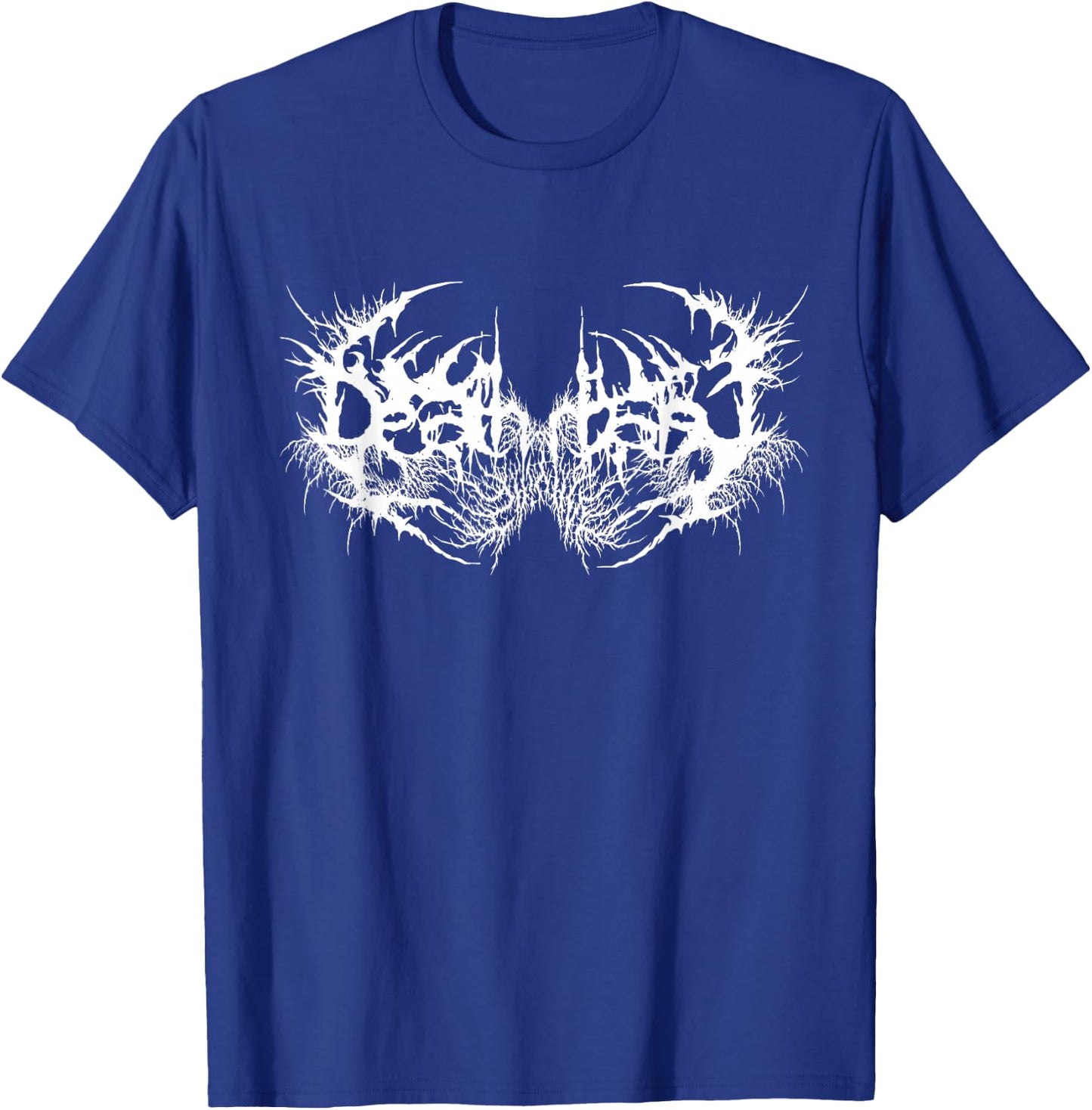 Death Metal Logo Symbol Font | Metalhead Musician T-Shirt - T-Shirt | Royal