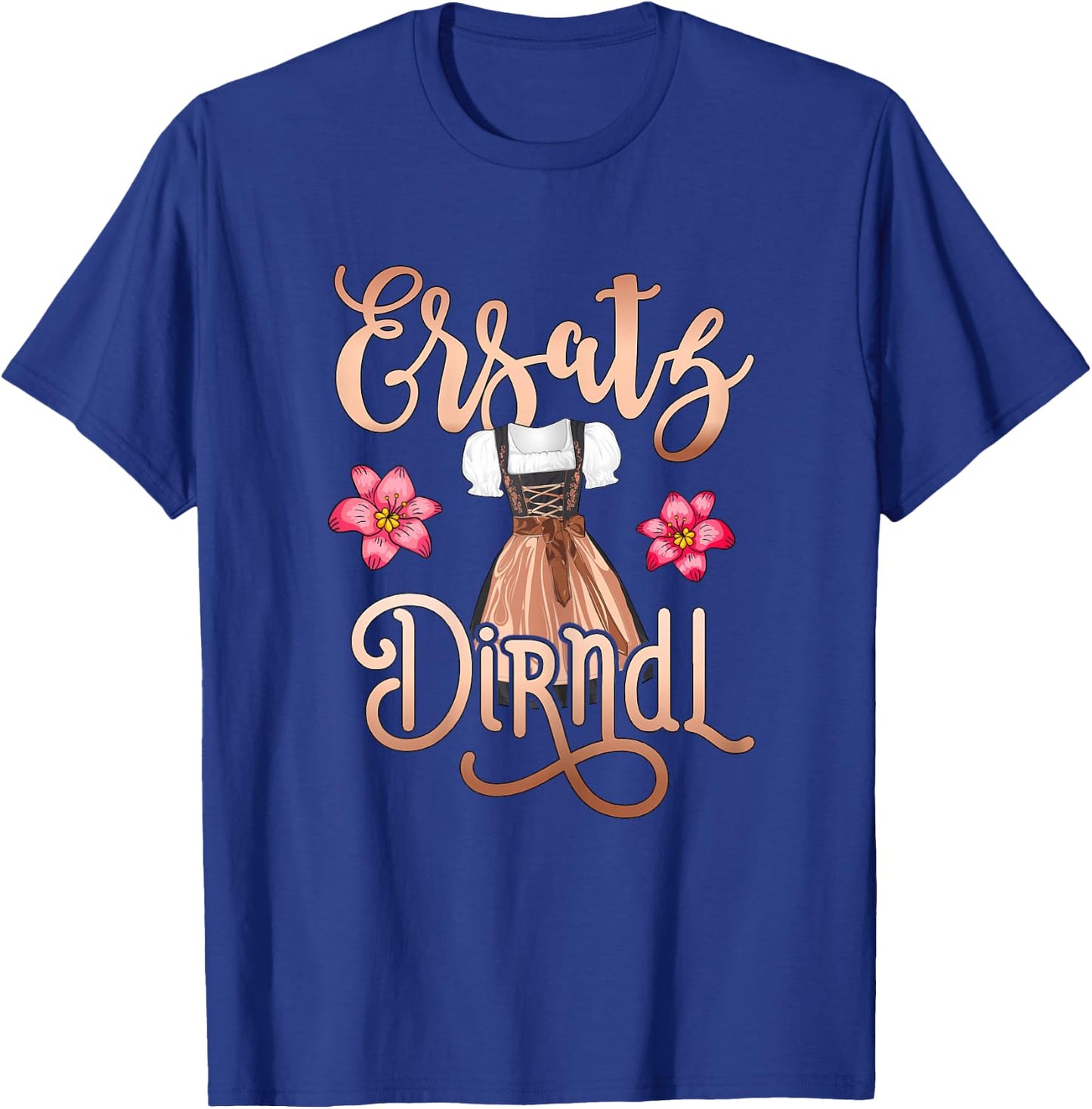Trachtenshirt Damen Ersatz Dirndl Shirt Frauen Trachten , Schwarz, Kurzarm T-Shirt - T-Shirt | Royal
