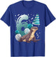 Kids 6th Komodo Dragon Birthday Party Six Year Old Komodo Dragon T-Shirt - T-Shirt | Royal