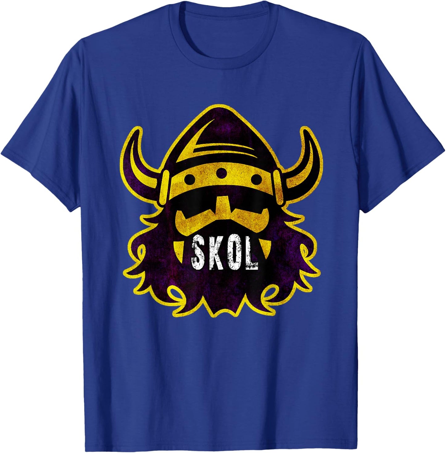 The Nordic Scandinavian Warrior & Norse Skol Vikings T-Shirt - T-Shirt | Royal
