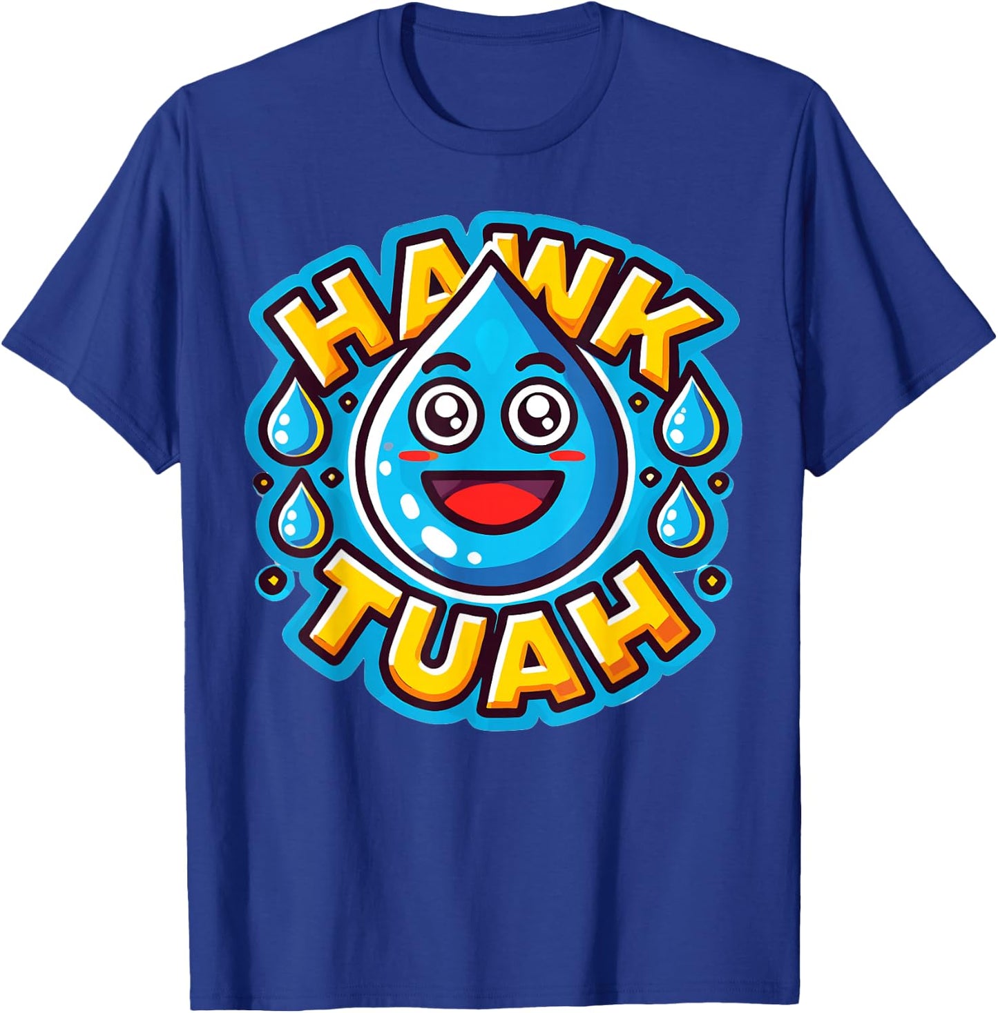 Hawk Tuah Meme Joke Women Huck Tua T-Shirt - T-Shirt | Royal