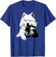 Samoyed Dog Owner for Dad Father's Day T-Shirt - T-Shirt | Royal