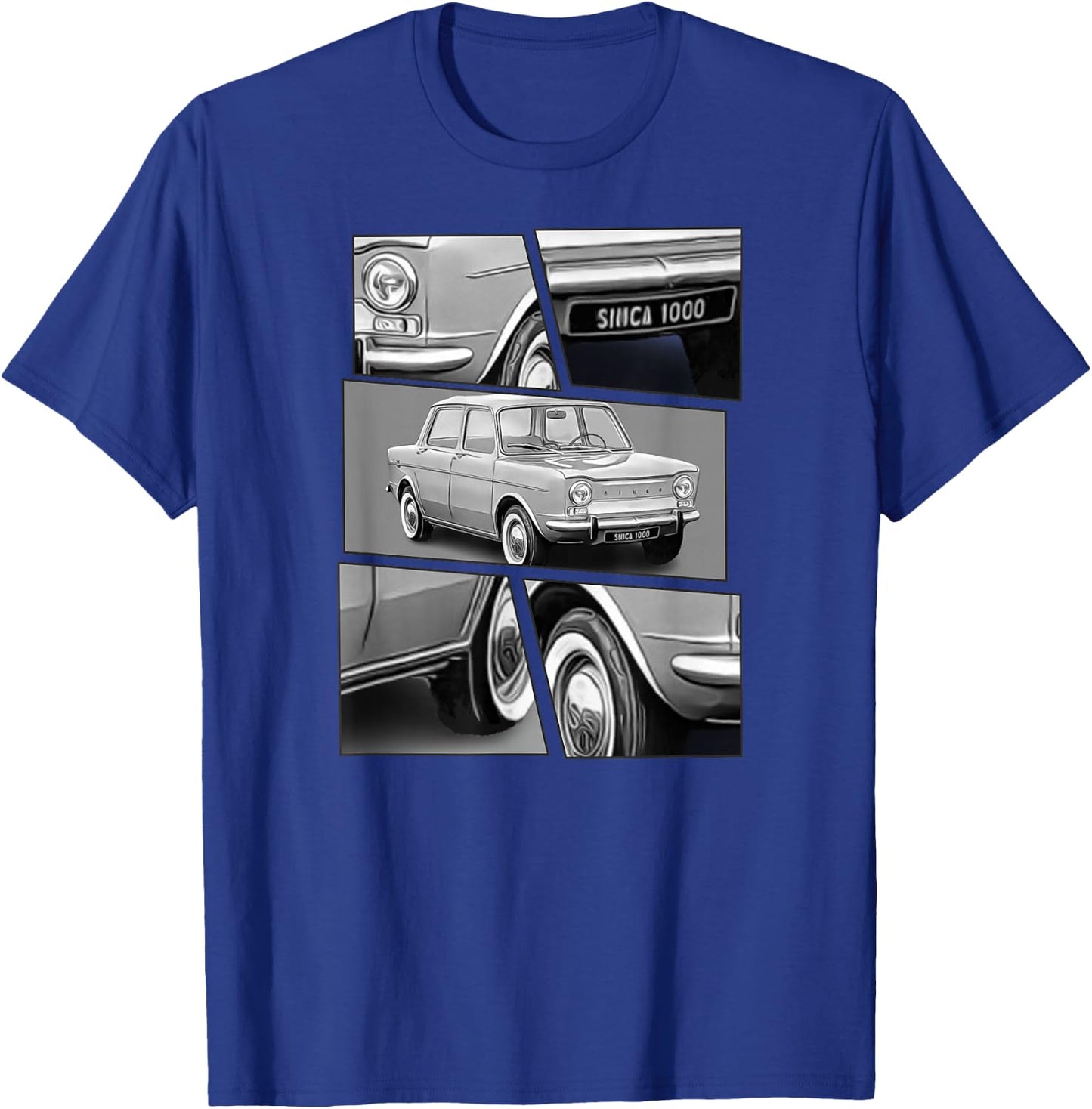 SIMCA 1000 , Black, S T-Shirt - T-Shirt | Royal