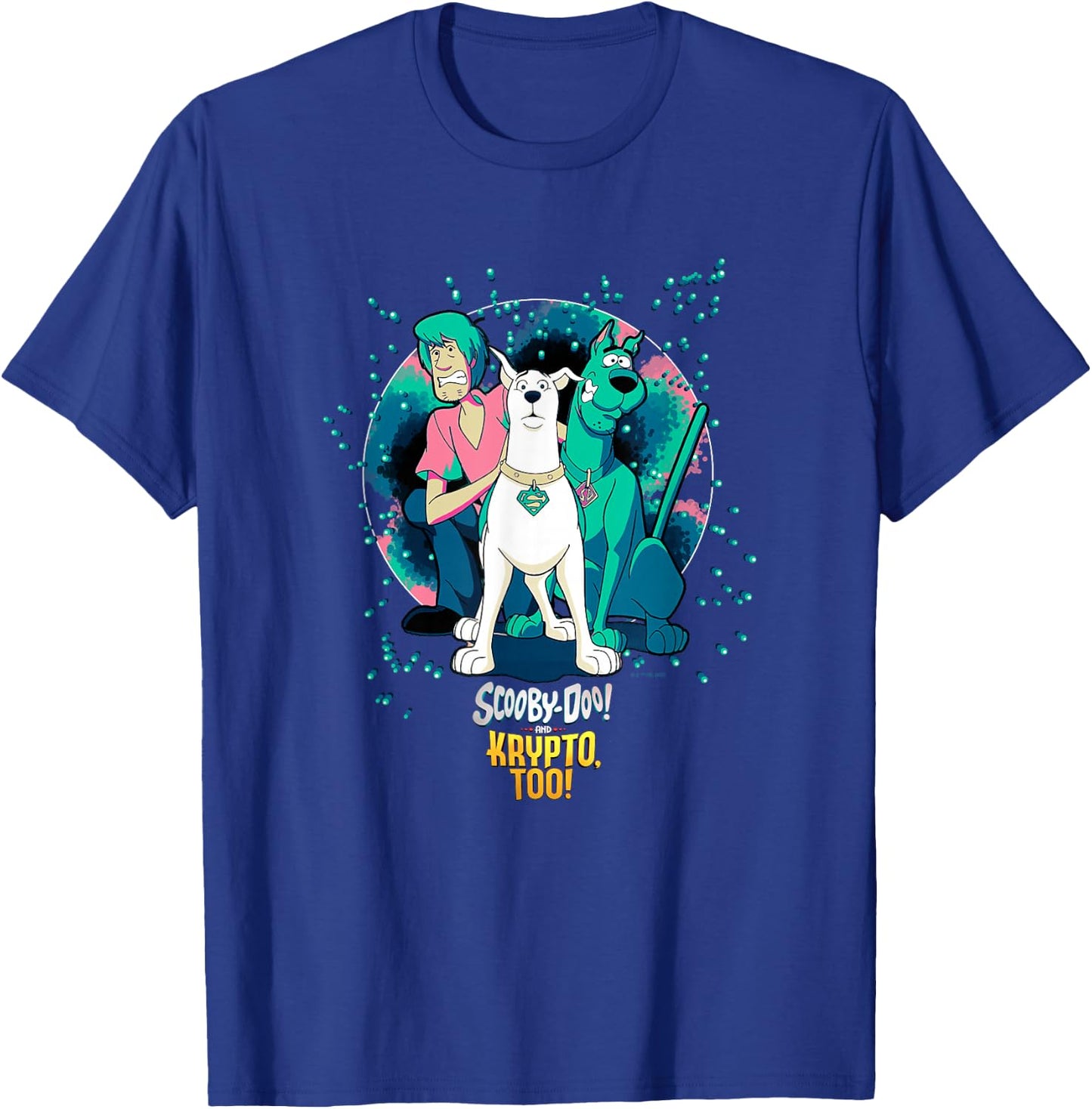 Scooby-Doo! and Krypto, Too! Super Krypto Hero Trio T-Shirt - T-Shirt | Royal