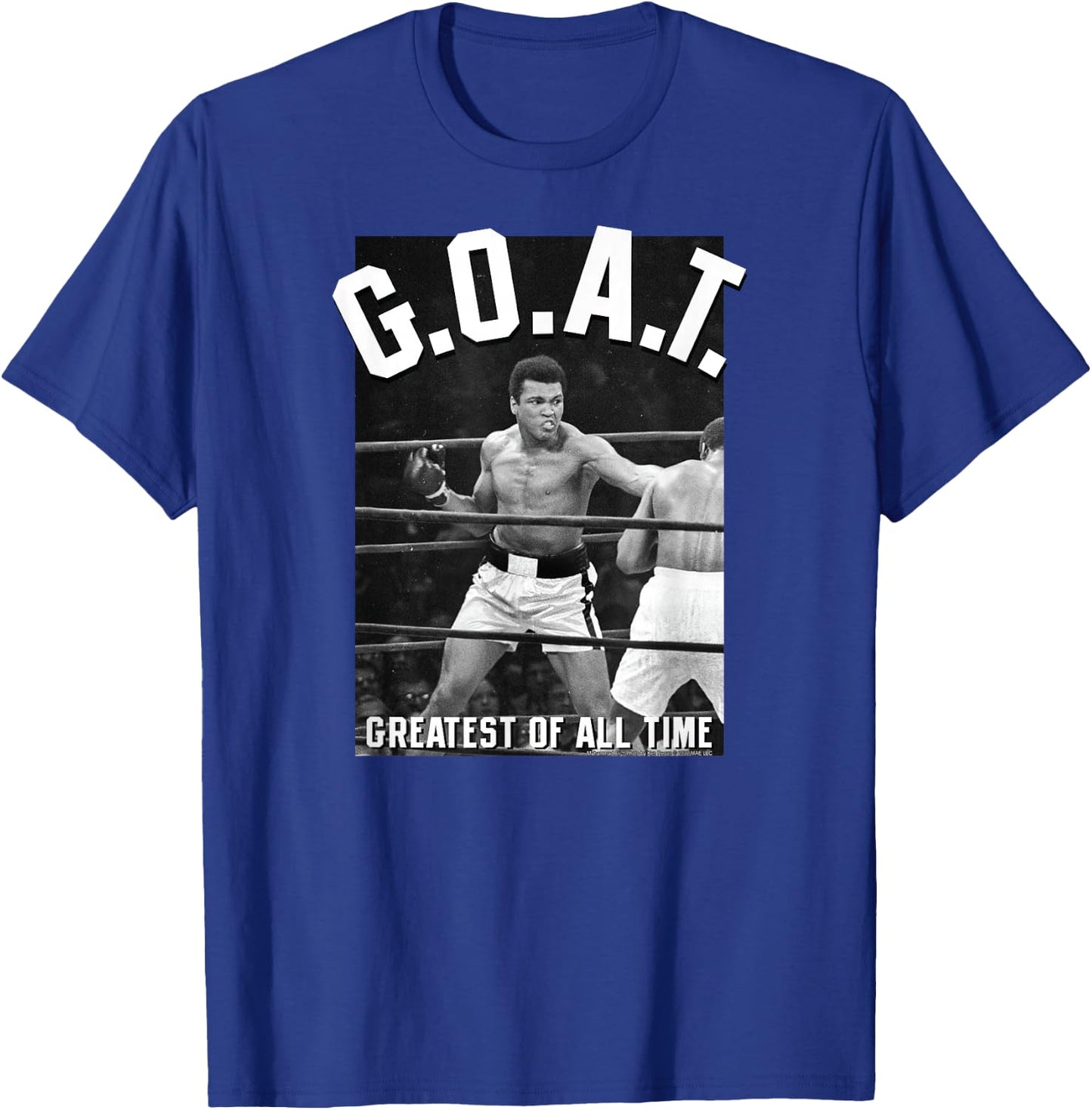 Muhammad Ali - G.O.A.T. T-Shirt - T-Shirt | Royal