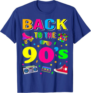 90s Retro Motto I Love 90's T-Shirt - T-Shirt | Royal