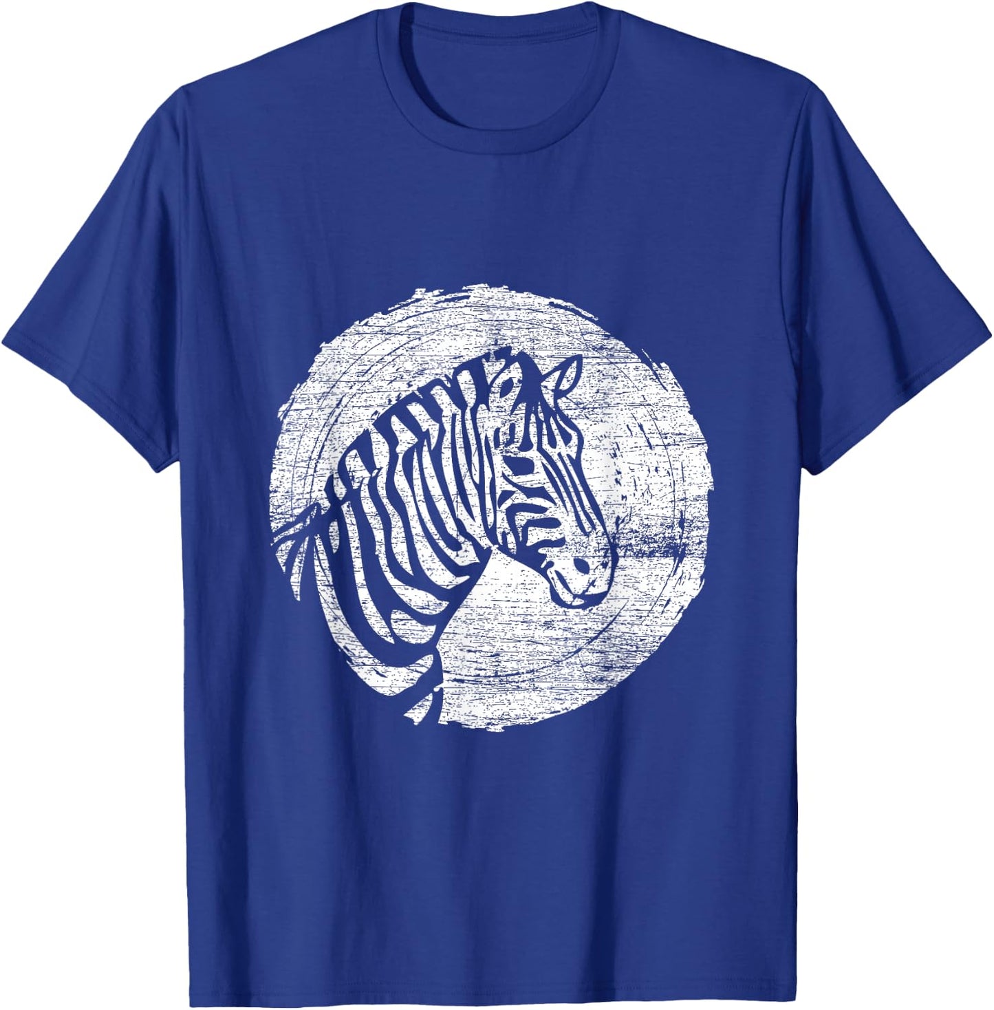 Vintage Zebra T-Shirt - T-Shirt | Royal