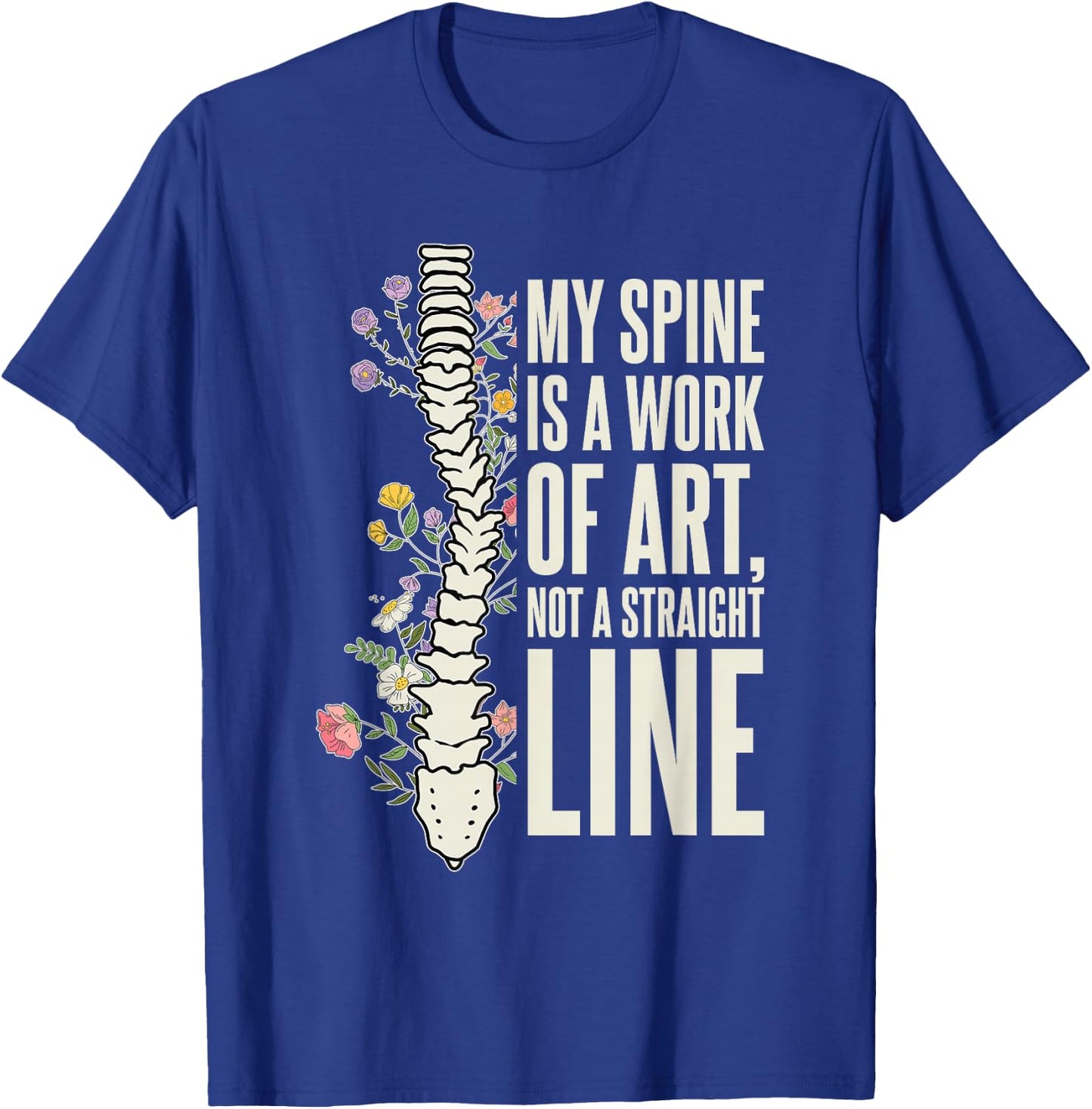 Skoliose Krieger Skoliose Chirurgie Erholung T-Shirt - T-Shirt | Royal
