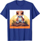 Retro Style African Fat-tailed Gecko T-Shirt - T-Shirt | Royal