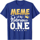 Crown 1st Birthday Grandma Meme Of Notorious One T-Shirt - T-Shirt | Royal