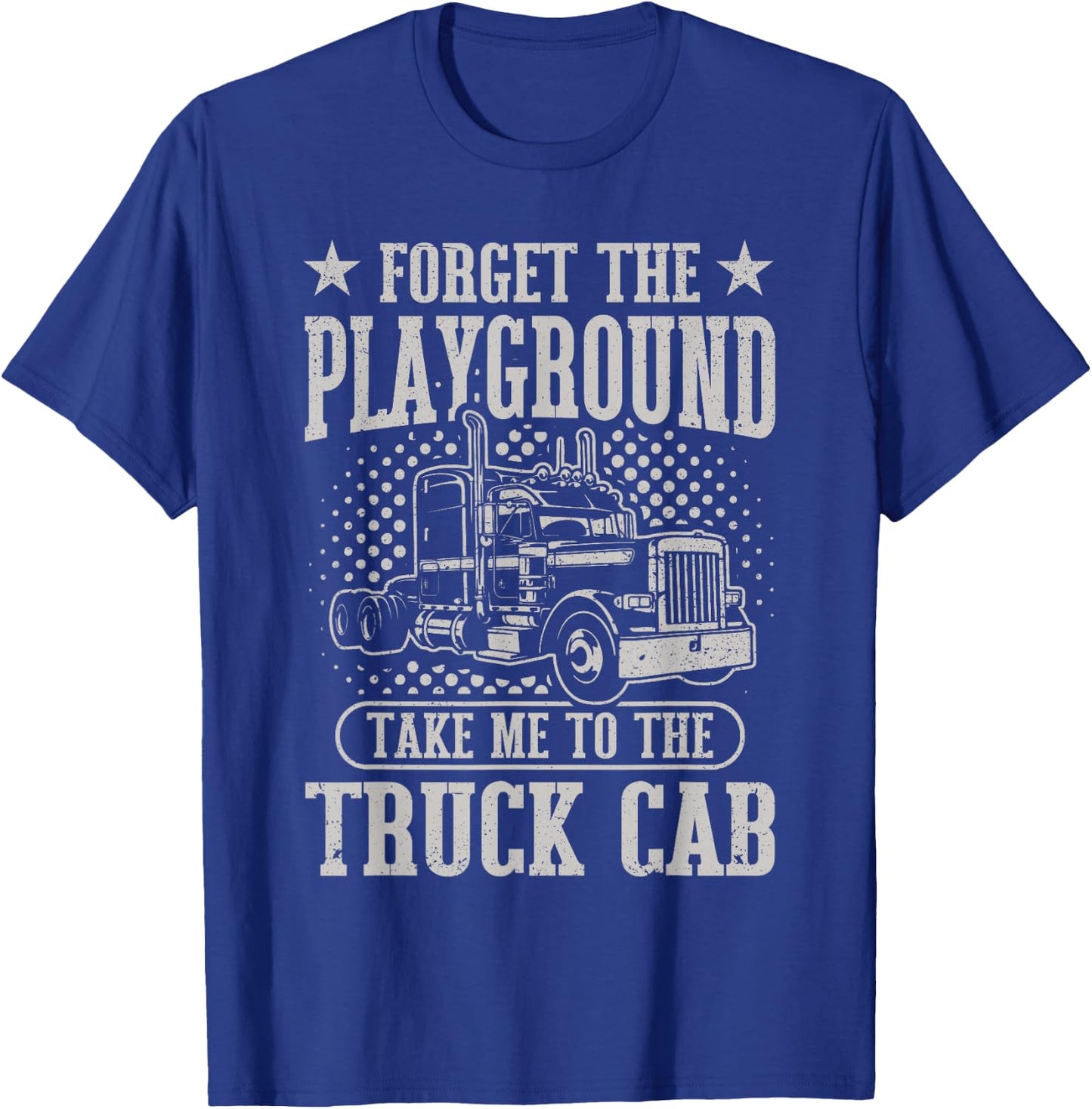 Toddler Semi Truck Boys T-Shirt - T-Shirt | Royal