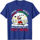 Wish Santa Publish Naughty List Proud Way Xmas Schnauzer T-Shirt - T-Shirt | Royal