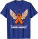 Leukemia Cancer Awareness - Black - Women's - Small - Short Sleeve - - Classic Fit - 100% Polyester - Orange Leukemia Awareness Design T-Shirt - T-Shirt | Royal