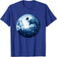 Boston Terrier Dog Moon Dog Mom Dad Women Men Dog Lovers T-Shirt - T-Shirt | Royal