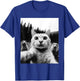 Cat Funny Cat Selfie Cat Owner Shirt Fun , black T-Shirt - T-Shirt | Royal