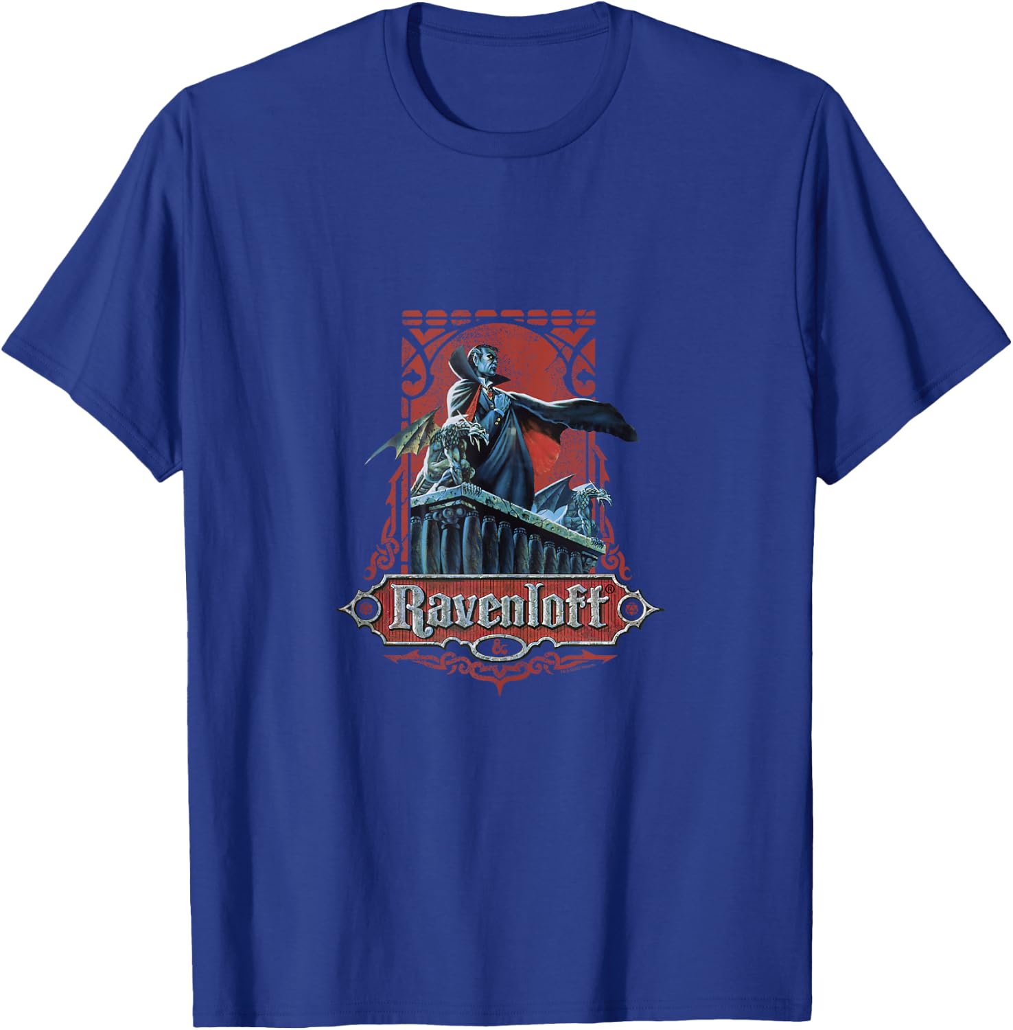 Dungeons & Dragons 50th Anniversary Ravenloft Vintage Card T-Shirt - T-Shirt | Royal