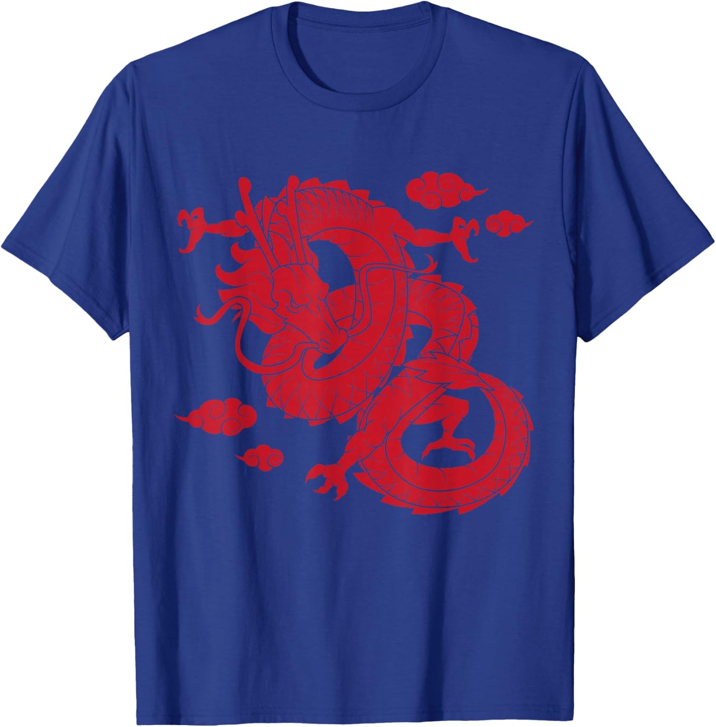 Traditional Chinese Dragon T-Shirt - T-Shirt | Royal
