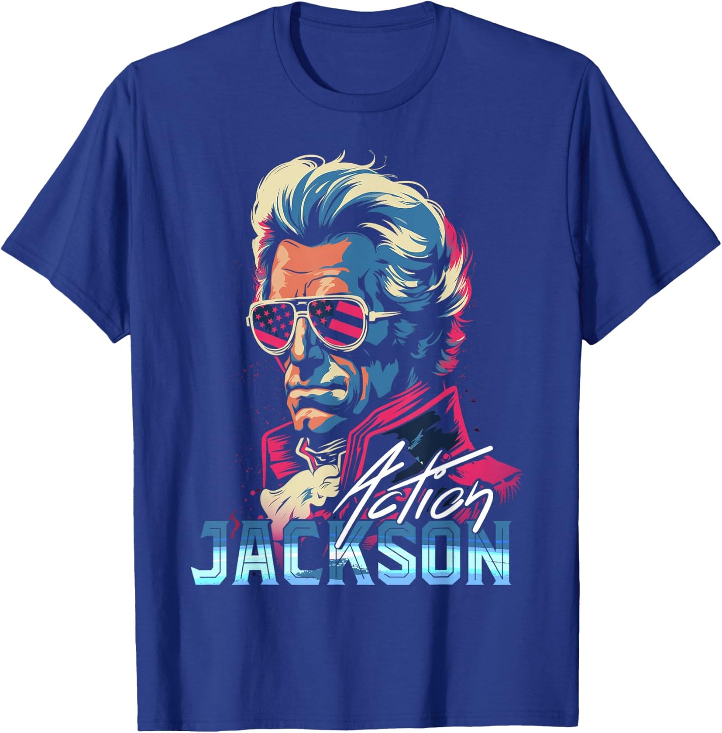Action Jackson T-Shirt - T-Shirt | Royal