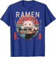Anime Axolotl Manga Kawaii Otaku Neko Japanese Ramen Axolotl T-Shirt - T-Shirt | Royal