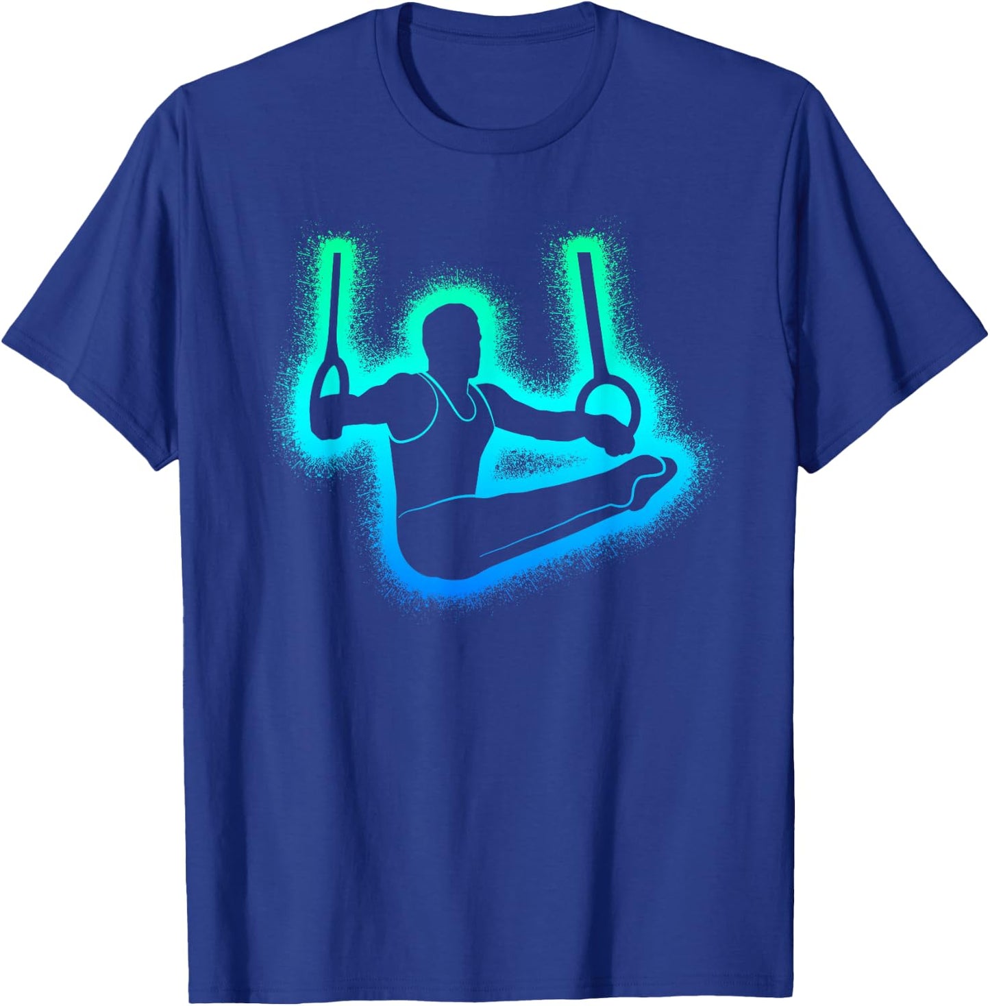 Gymnastics Ring Gymnastics for Kids, Men, Boys , Black, S T-Shirt - T-Shirt | Royal